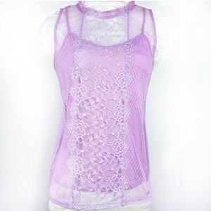 Express | High Neck Lace Top